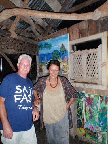 Ian and Marie at Indigos © Ian & Andrea Treleaven